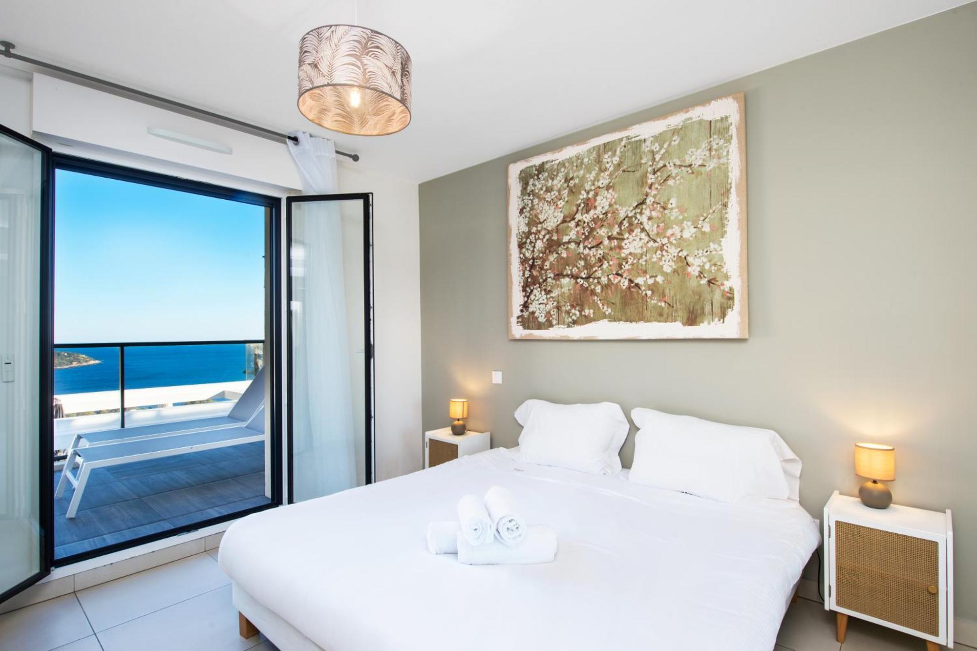Luxury Apartment - Sea View - Private Parking - Bp Beausoleil Extérieur photo