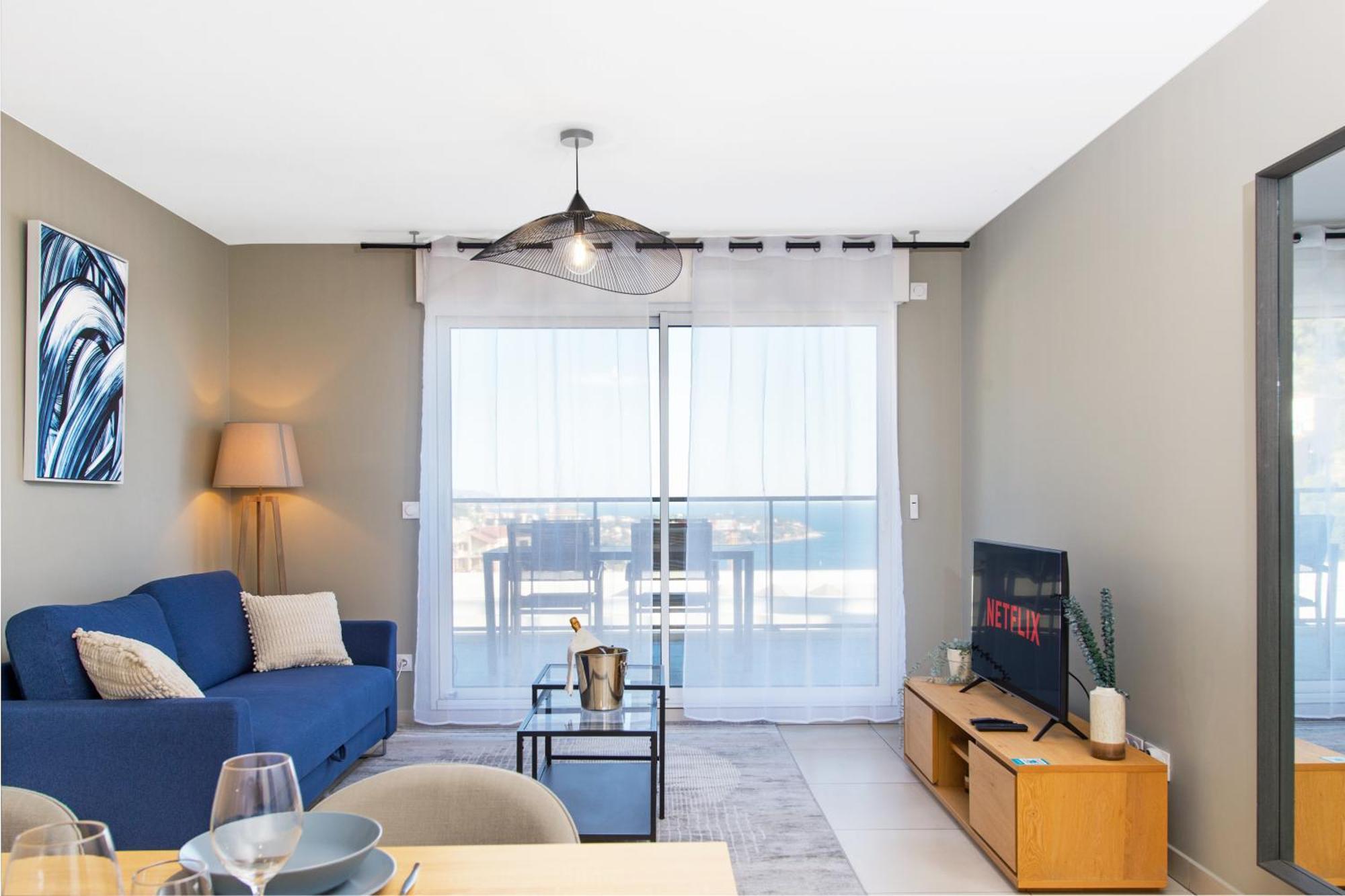 Luxury Apartment - Sea View - Private Parking - Bp Beausoleil Extérieur photo